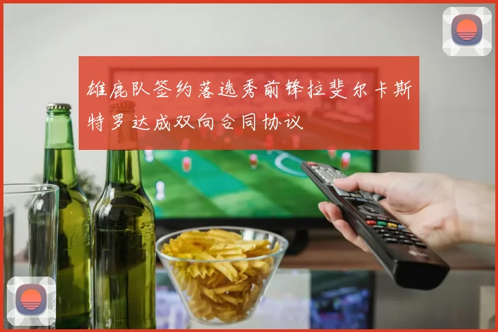 雄鹿队签约落选秀前锋拉斐尔卡斯特罗达成双向合同协议